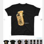 大津山佳代SUZURI_黒Tシャツ